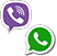 Whatsapp, Viber